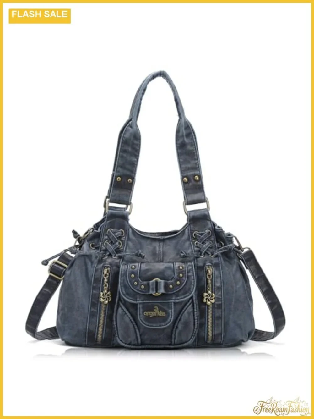 Small Hobo Bag for Women Faux Leather Shoulder Handbag with Removable Strap